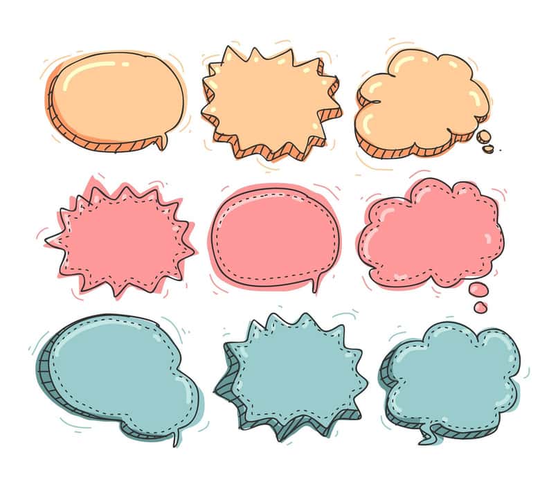 color bubble chat