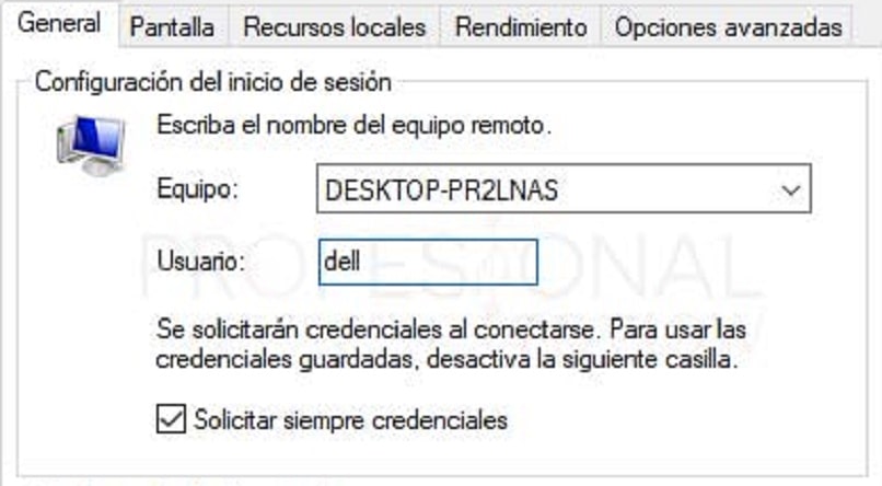connect remote desktop from an external connection