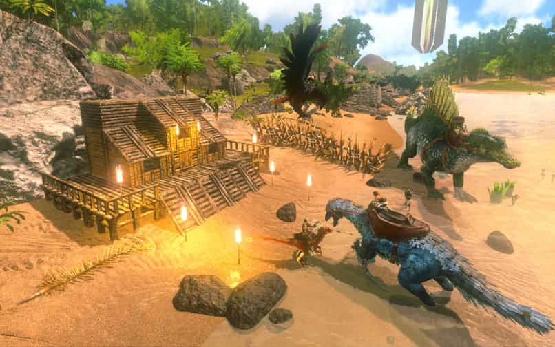 jugadores logran domar o domesticar dinosaurios del juego ark