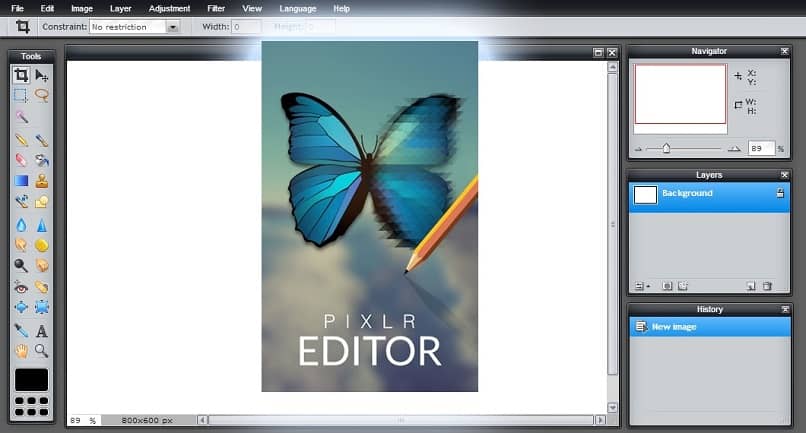 edita imagenes elimina fondos con pixlr editor
