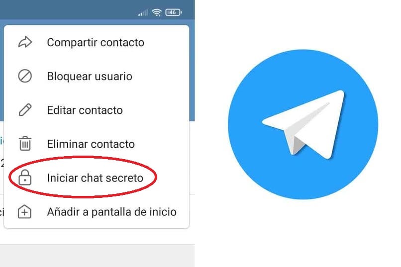 create a secret chat on telegram