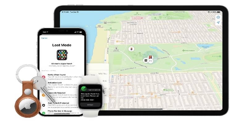 find lost device with apple watch