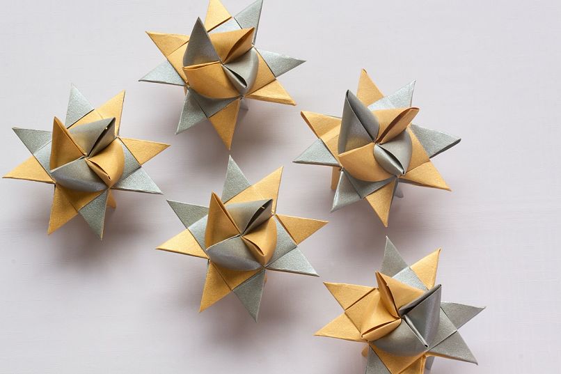 stars made in origami