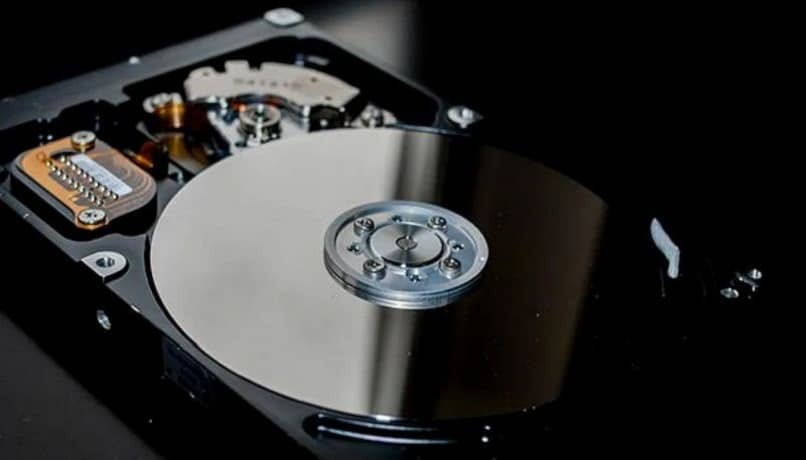 photo of an uncovered hard drive