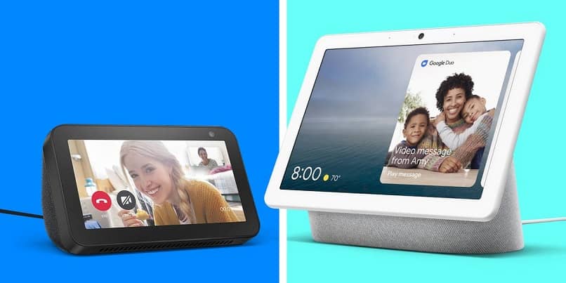 analyze the advantages between nest hub and echo show