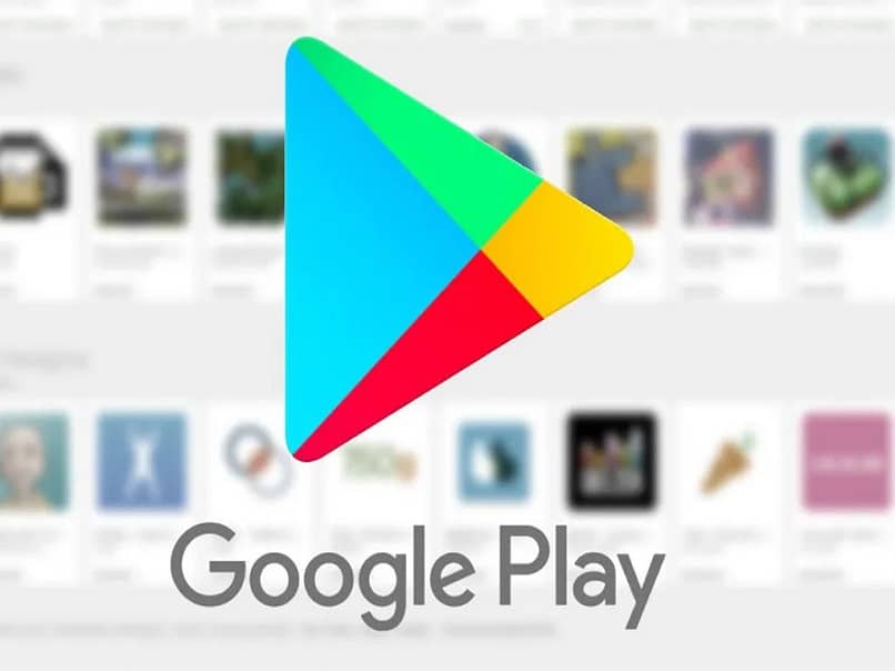 google play con aplicaciones de fondo