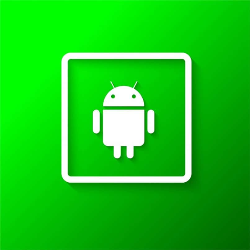 android logo on green background