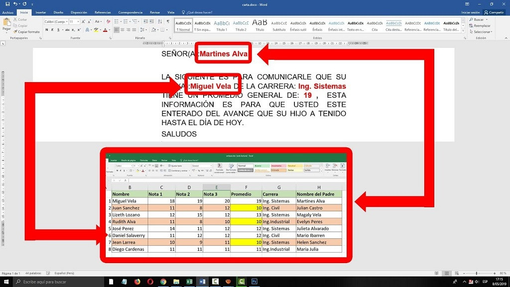 Cómo Vincular Registros, Tablas o Datos de Excel con Word Mira Cómo Se Hace