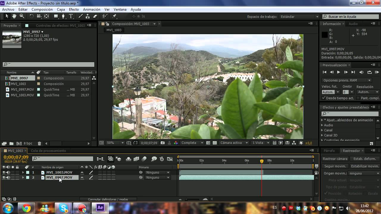 Como Dividir Un Video En After Effects