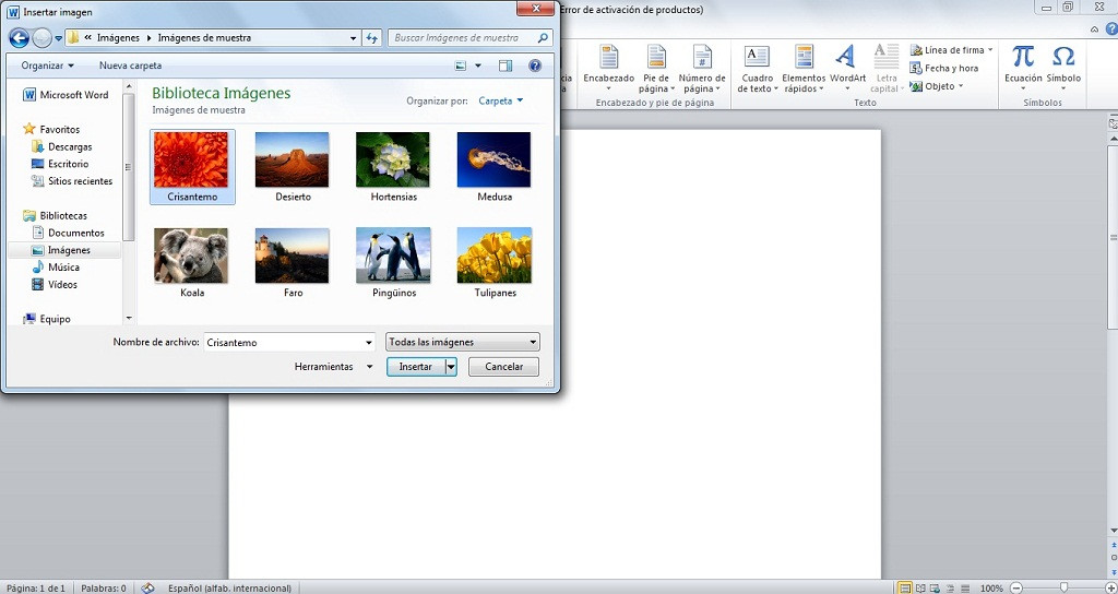 ¿Cómo Inmovilizar o Bloquear la Posición de una Imagen en Word