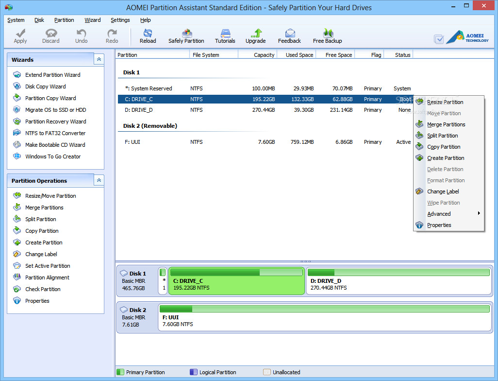 How to Resize Partitions in AOMEI Partition Quick and Easy