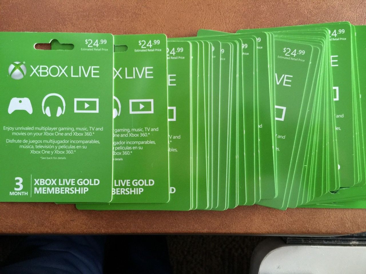 Tarjeta Para Jugar Online Xbox 360