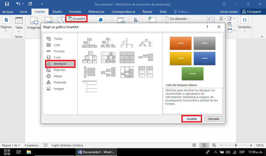 Cómo Hacer o Crear un Diagrama de Árbol en Word Fácilmente