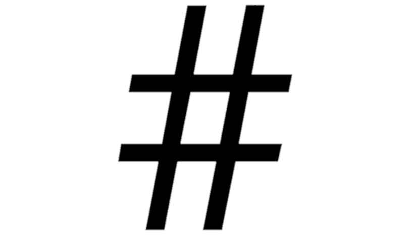 logo de hashtag