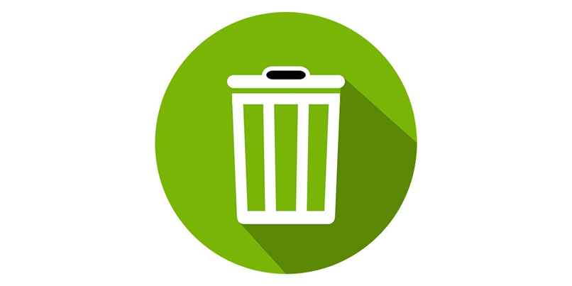 trash can logo