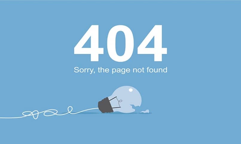 broken bulb page not found error 404