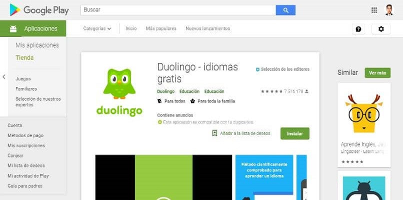 app play store duolingo