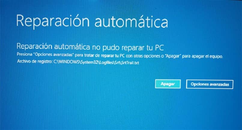 reparacion automatica de windows 10