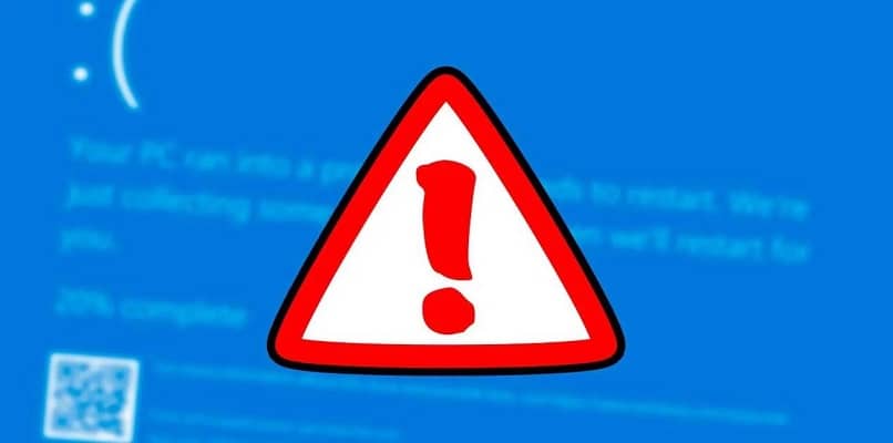 alerta de error pantalla azul