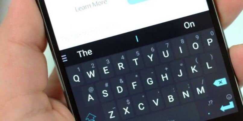 keyboard on android phone